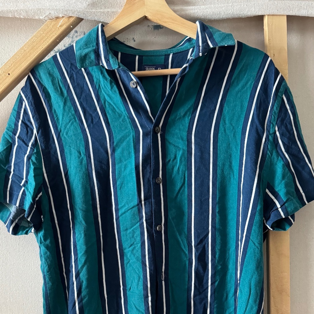 Stylish Clock House brand short sleeve shirt